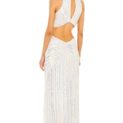 ROBE MILLIE Geo White -Pas Cher Tendricia Magasin ROFR WD186 V3