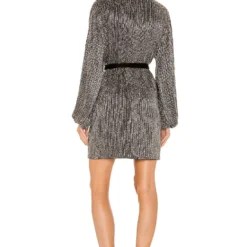 Gabrielle Robe Gunmetal Studded 8 Gabrielle Robe Gunmetal Studded -Pas Cher Tendricia Magasin ROFR WD212 V3