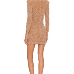 ROBE COURTE PAMELA Silver & Nude -Pas Cher Tendricia Magasin ROFR WD332 V3