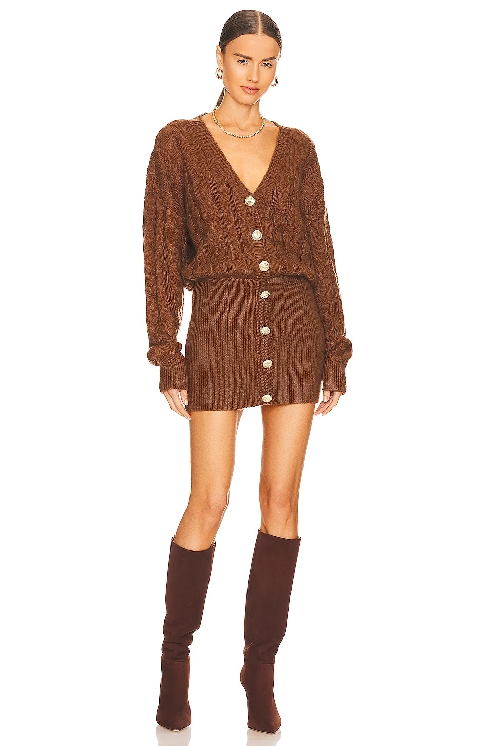 ROBE TALA Cognac 3 ROBE TALA Cognac