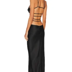 ROBE SELMA Black -Pas Cher Tendricia Magasin ROFR WD410 V3