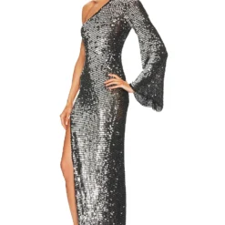 ROBE CELESTE Black & Silver -Pas Cher Tendricia Magasin ROFR WD460 V3