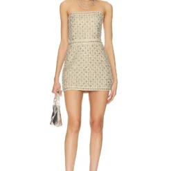 ROBE DOS-NU HEATHER Champagne Mermaid Shell