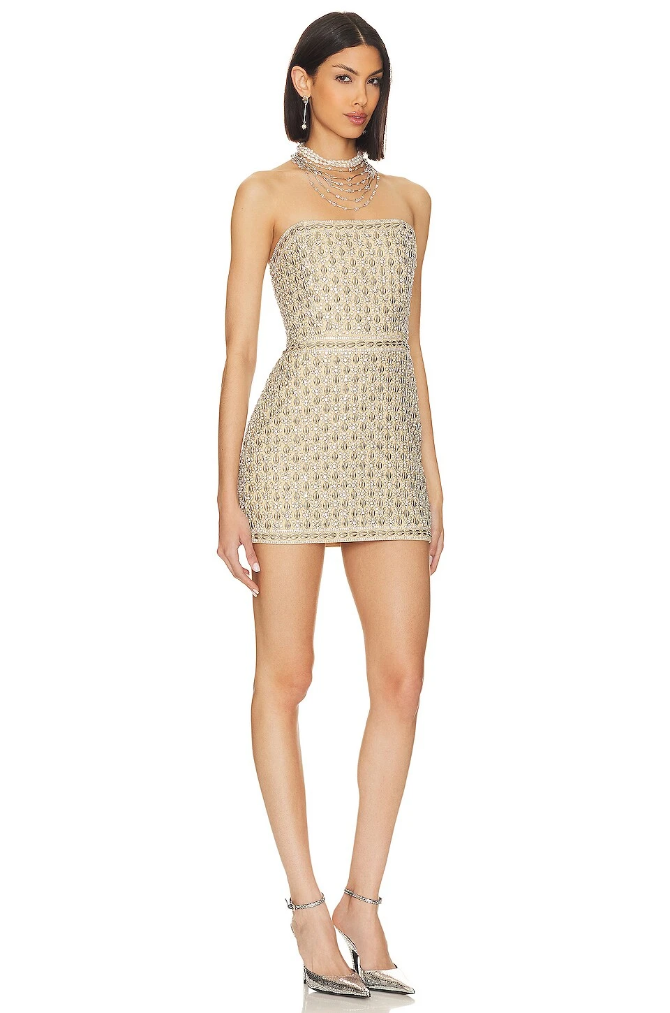 ROBE DOS-NU HEATHER Champagne Mermaid Shell 4 ROBE DOS-NU HEATHER Champagne Mermaid Shell – Image 2