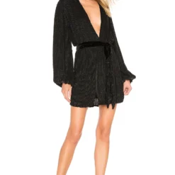 Gabrielle Robe Dress Black