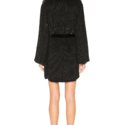 Gabrielle Robe Dress Black 8 Gabrielle Robe Dress Black -Pas Cher Tendricia Magasin ROFR WD6 V3