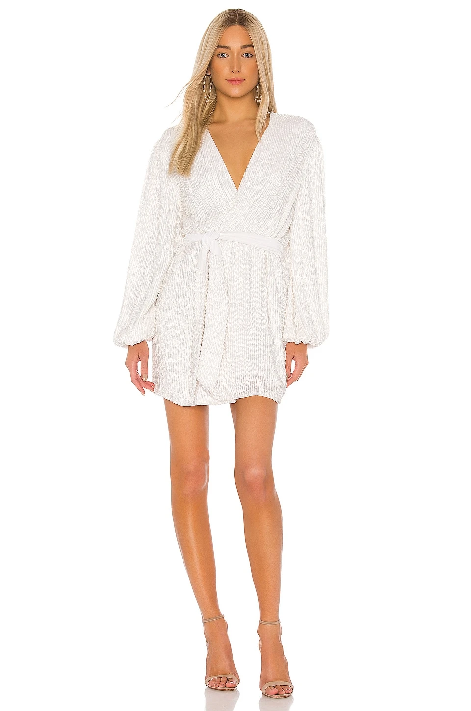 ROBE GABRIELLE Moonglow White 8 ROBE GABRIELLE Moonglow White – Image 6
