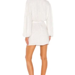 ROBE GABRIELLE Moonglow White 13 ROBE GABRIELLE Moonglow White -Pas Cher Tendricia Magasin ROFR WD77 V3