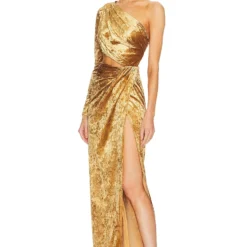 ROBE MAXI LORINNA Butterscotch -Pas Cher Tendricia Magasin RONR WD581 V3