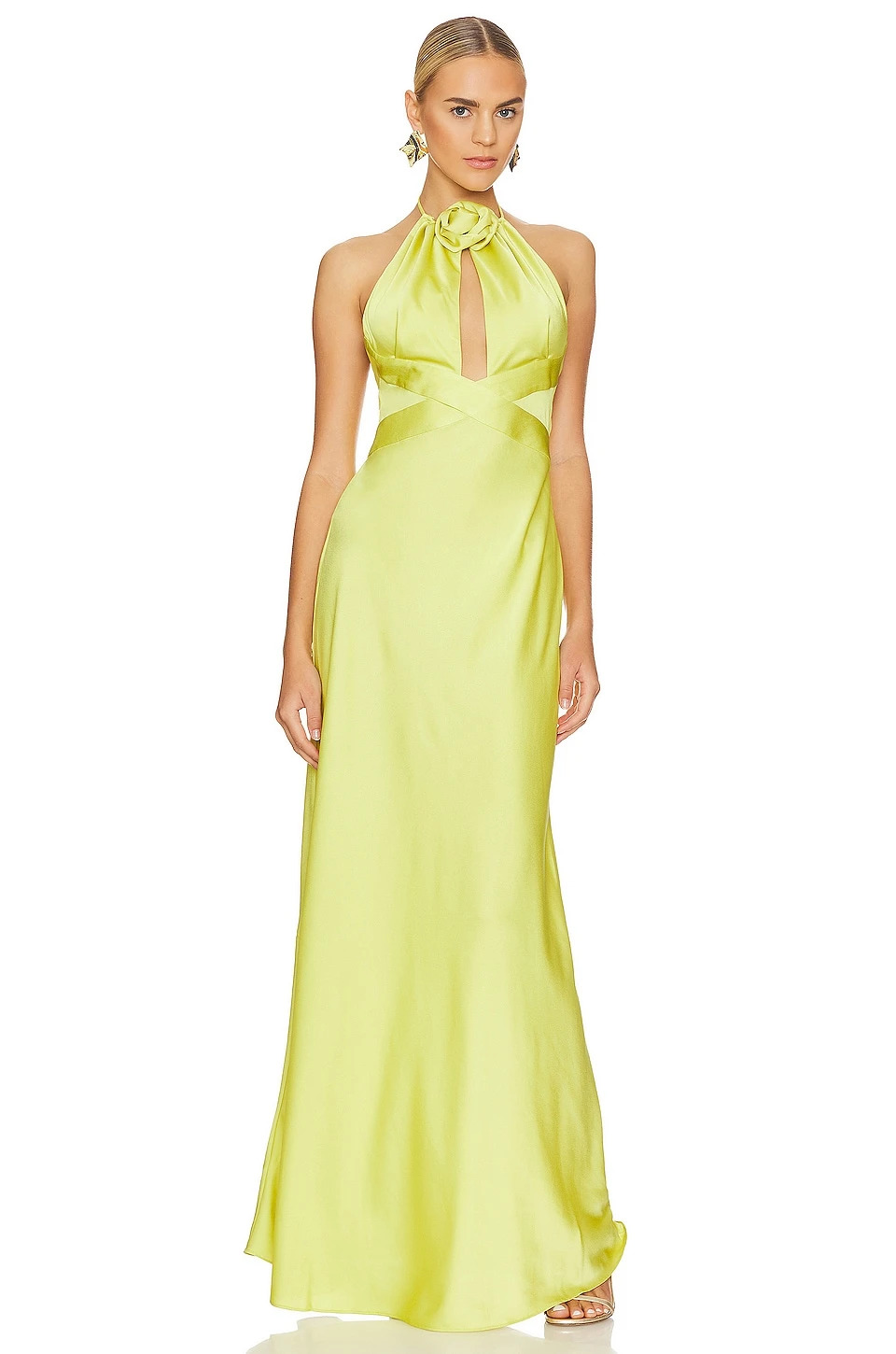 ROBE DE SOIRÉE WONDER Chartruse 3 ROBE DE SOIRÉE WONDER Chartruse