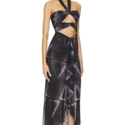 ROBE YOKO Black Multi 6 ROBE YOKO Black Multi -Pas Cher Tendricia Magasin RONR WD621 V2