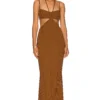 ROBE MAXI ROSSANA Chocolate