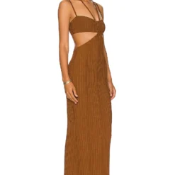 ROBE MAXI ROSSANA Chocolate -Pas Cher Tendricia Magasin RUMR WD12 V2
