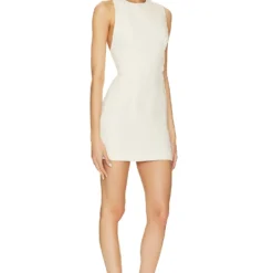 ROBE MINI DÉSTRUCTURÉE Ivory 9 ROBE MINI DÉSTRUCTURÉE Ivory -Pas Cher Tendricia Magasin SAGN WD1 V3