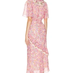 ROBE PINCES À LA TAILLE VIDA-B Samphire Coral 7 ROBE PINCES À LA TAILLE VIDA-B Samphire Coral -Pas Cher Tendricia Magasin SALN WD205 V3