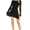 ROBE COURTE ASYMMETRIC Black 1 ROBE COURTE ASYMMETRIC Black -Pas Cher Tendricia Magasin SAMR WD1 V1