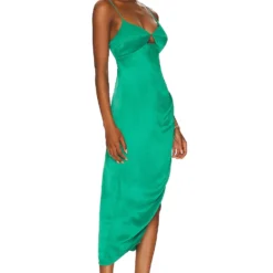 ROBE MI-LONGUE ASHLEE Kelly Green -Pas Cher Tendricia Magasin SAYR WD407 V2