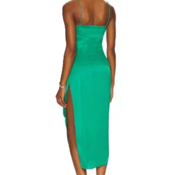 ROBE MI-LONGUE ASHLEE Kelly Green -Pas Cher Tendricia Magasin SAYR WD407 V3