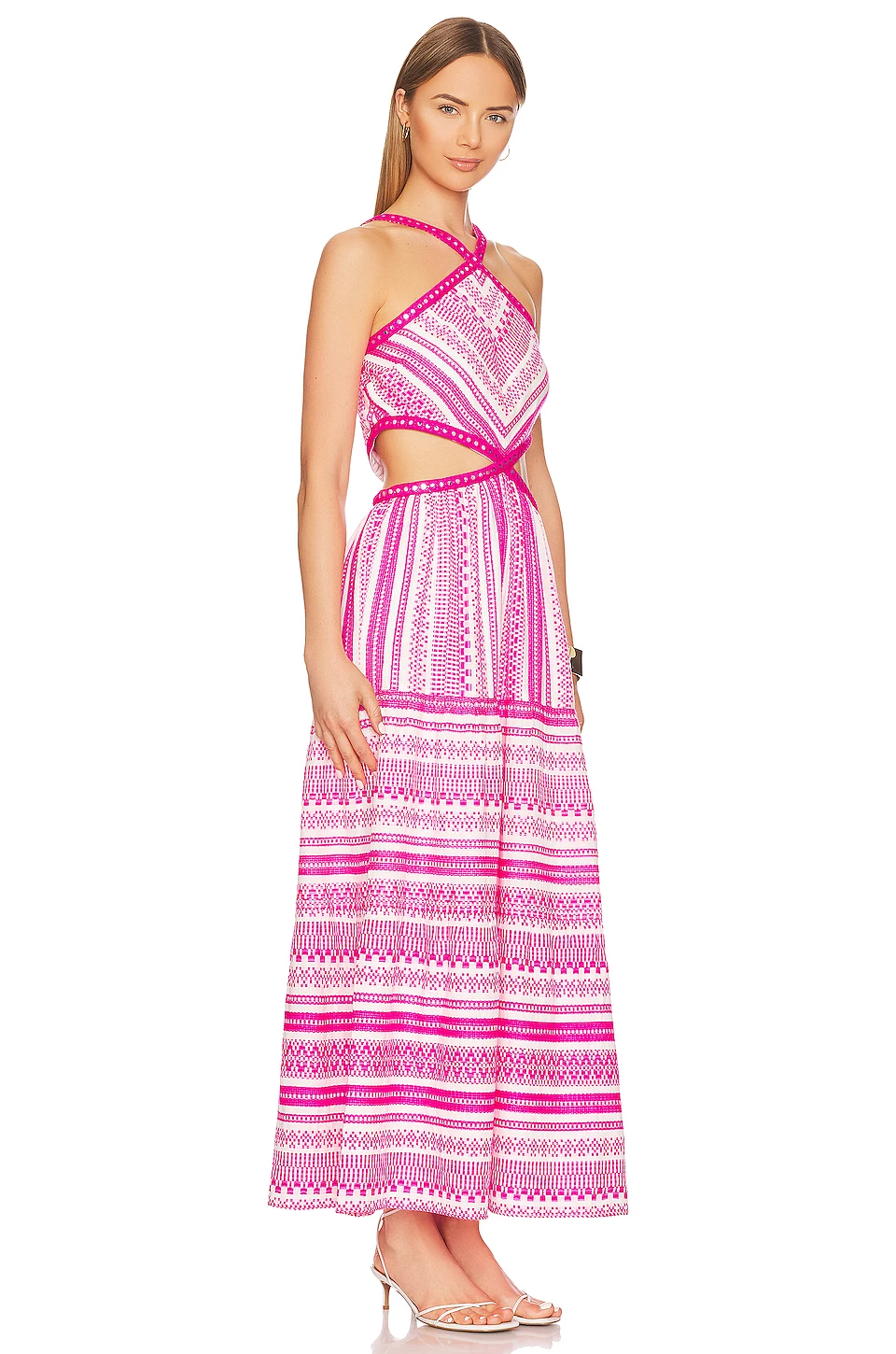 ROBE MAXI DARYNDA Fuchsia 4 ROBE MAXI DARYNDA Fuchsia – Image 2
