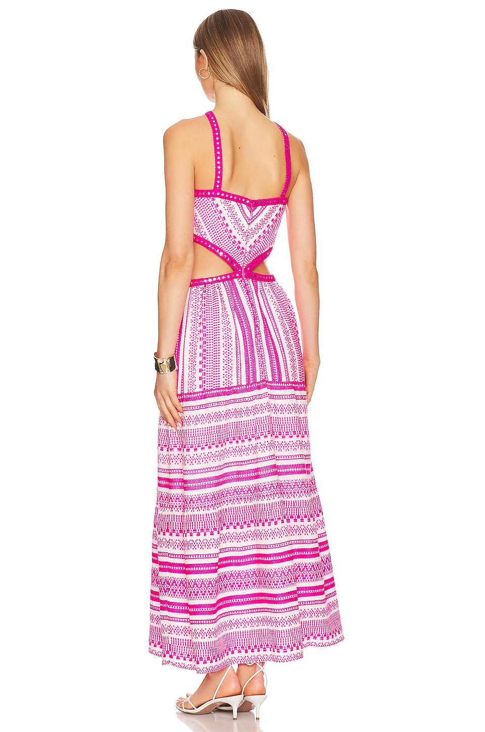 ROBE MAXI DARYNDA Fuchsia 5 ROBE MAXI DARYNDA Fuchsia – Image 3