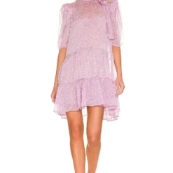 ROBE VITTORIA Lilac Ditsy