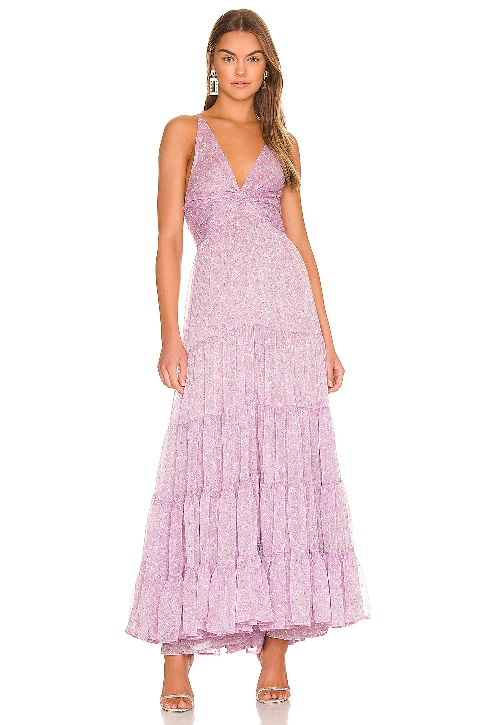 ROBE CHAMOMILE Lilac Ditsy 3 ROBE CHAMOMILE Lilac Ditsy