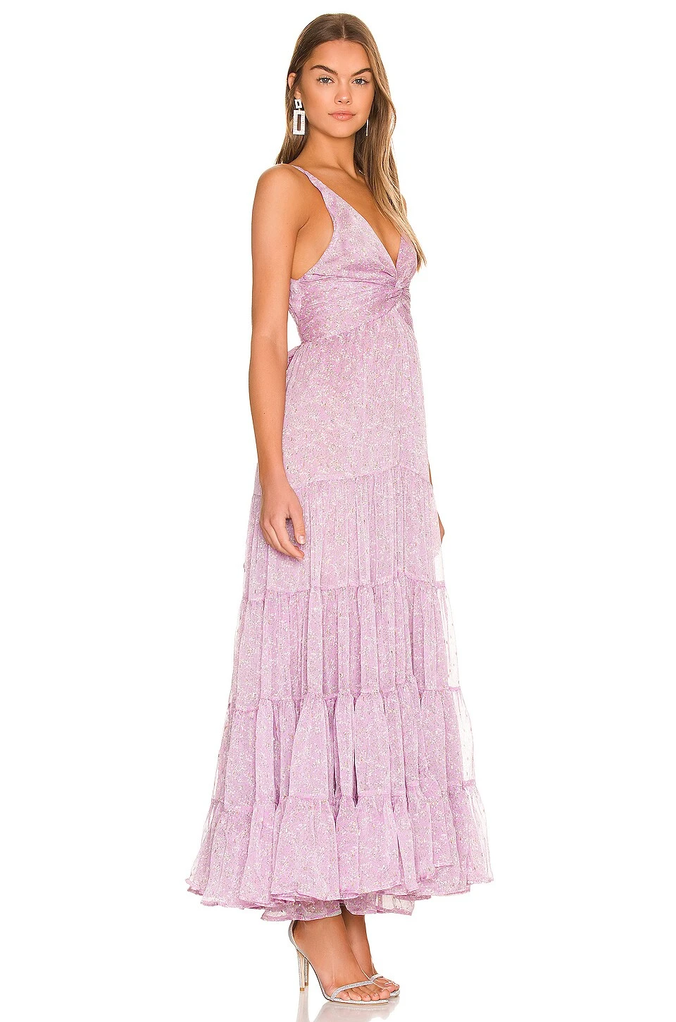 ROBE CHAMOMILE Lilac Ditsy 4 ROBE CHAMOMILE Lilac Ditsy – Image 2