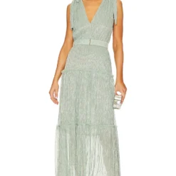 ROBE HELENA Sage -Pas Cher Tendricia Magasin SBNA WD193 V1 1