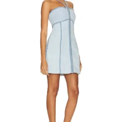 ROBE RENATA Sky Blue 8 ROBE RENATA Sky Blue -Pas Cher Tendricia Magasin SBNA WD203 V3