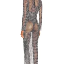 ROBE MAXI DIAMONDS Black -Pas Cher Tendricia Magasin SBRA WD2 V3