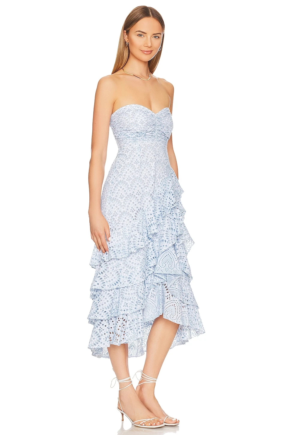 ROBE FLAVIE Eyelet Blue 4 ROBE FLAVIE Eyelet Blue – Image 2