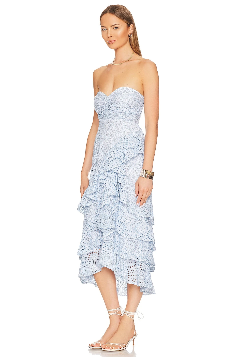 ROBE FLAVIE Eyelet Blue 5 ROBE FLAVIE Eyelet Blue – Image 3