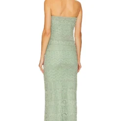 ROBE MAXI Green Shimmer -Pas Cher Tendricia Magasin SDYS WD157 V3