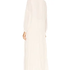 See By Chloé ROBE RUFFLED Soft Ivory -Pas Cher Tendricia Magasin SEEB WD111 V4