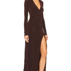 ROBE ELM Chocolate -Pas Cher Tendricia Magasin SERR WD52 V2