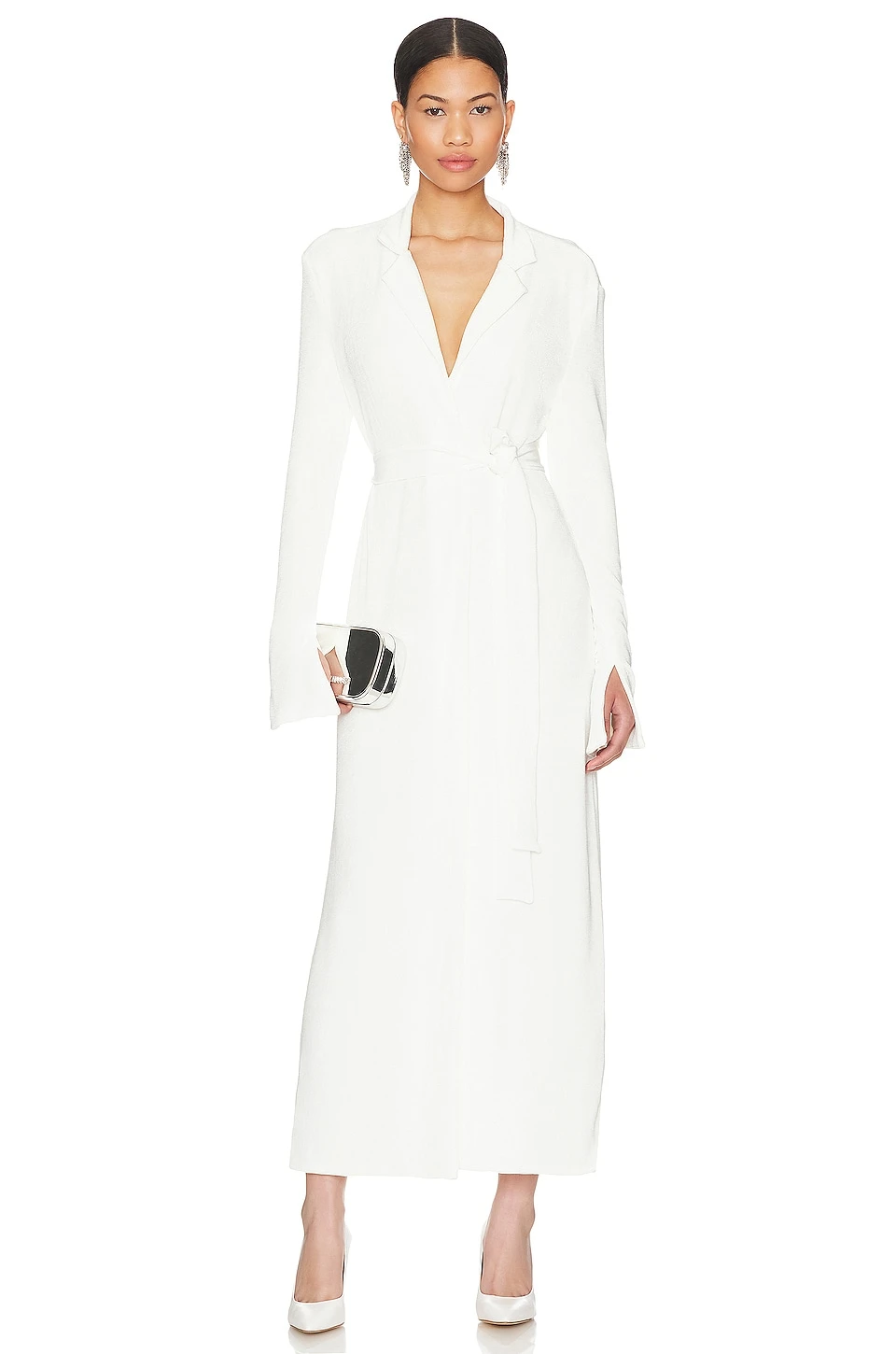 ROBE CARDIGAN VIRGINIA White 4 ROBE CARDIGAN VIRGINIA White – Image 2