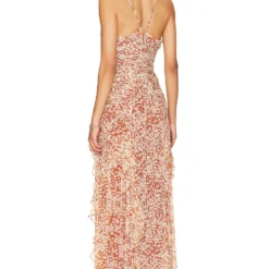 Shona Joy ROBE HALA Mango & Oatmeal -Pas Cher Tendricia Magasin SHON WD461 V3