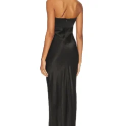 Shona Joy ROBE MIDI À DÉCOUPES CAMILLE Black -Pas Cher Tendricia Magasin SHON WD489 V3