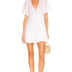 Show Me Your Mumu ROBE COURTE ALYSSA White Voile