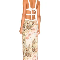 ROBE MAGDA Painted Floral Print -Pas Cher Tendricia Magasin SIGR WD70 V3