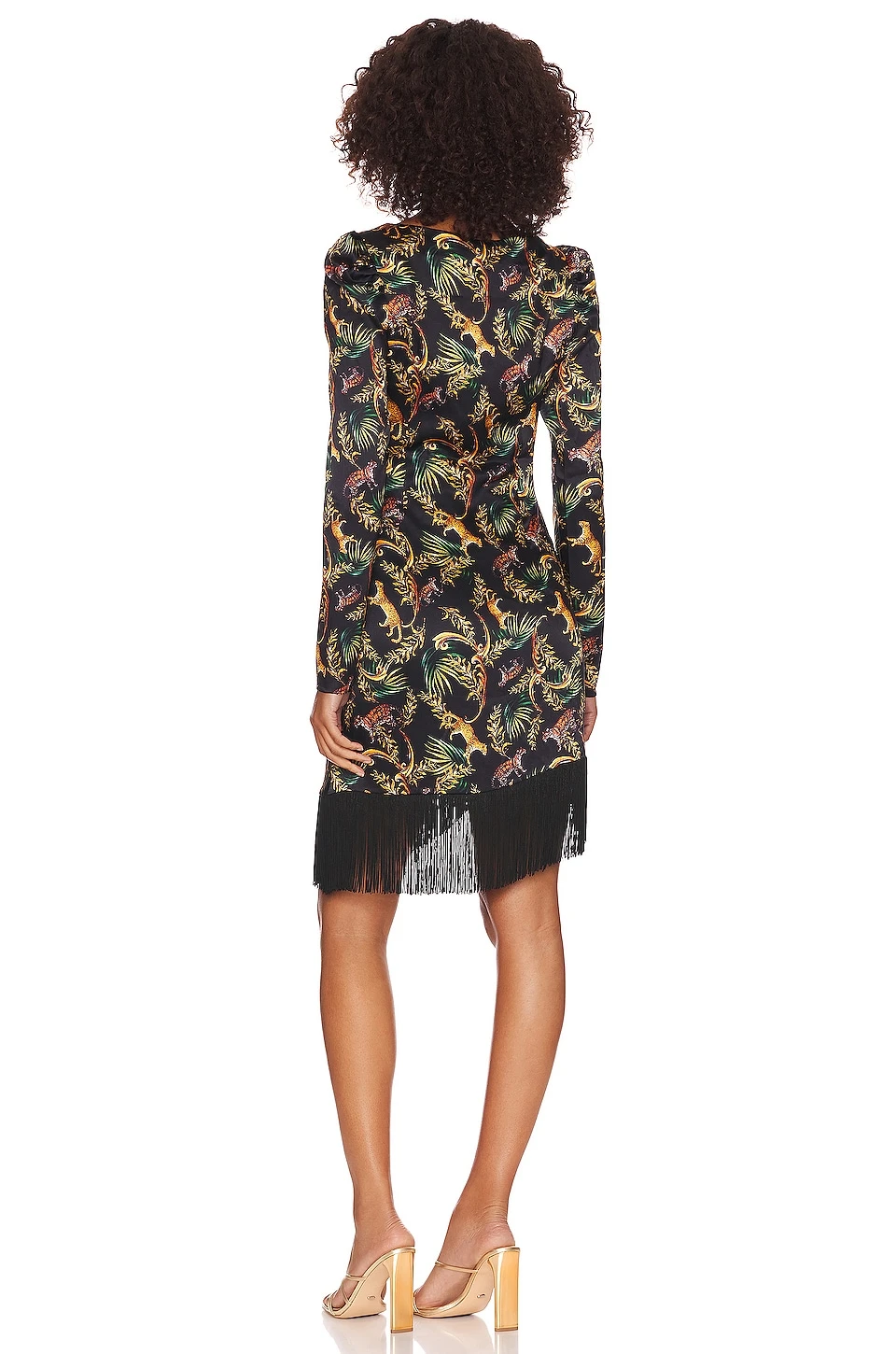 ROBE CARMINA FRINGE Black Bengal 5 ROBE CARMINA FRINGE Black Bengal – Image 3