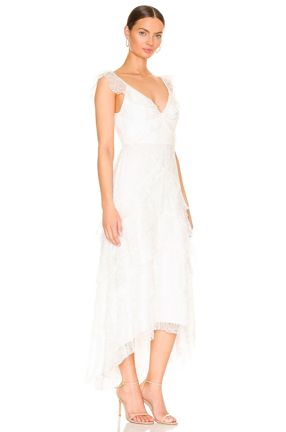 ROBE MAXI HENRIETTA White 4 ROBE MAXI HENRIETTA White – Image 2