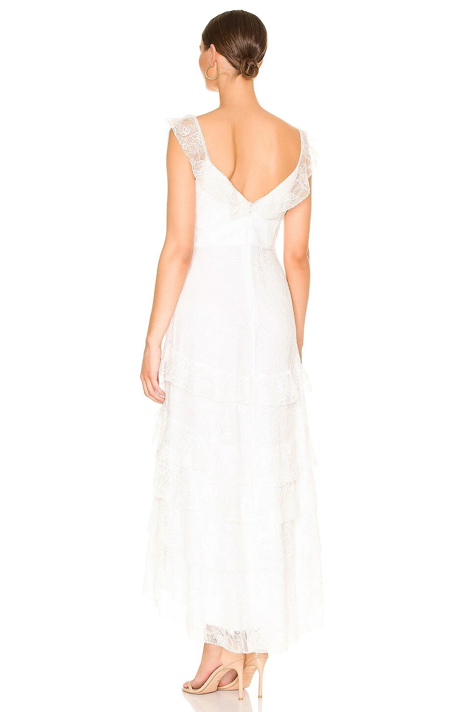 ROBE MAXI HENRIETTA White 5 ROBE MAXI HENRIETTA White – Image 3