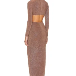 ROBE FRANCIS Taupe -Pas Cher Tendricia Magasin SLEE WD186 V3