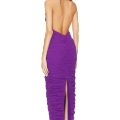 ROBE ROWAN Purple -Pas Cher Tendricia Magasin SLEE WD231 V3