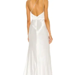 ROBE DE SOIRÉE HAILEY Ivory -Pas Cher Tendricia Magasin SLEE WD24 V3