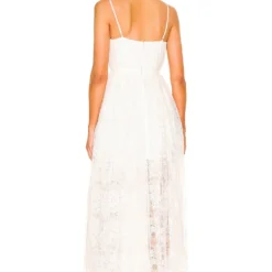 ROBE SELENA White -Pas Cher Tendricia Magasin SLEE WD66 V3