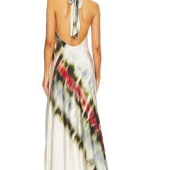 ROBE MAXI SHERYL Multi Linear Distortion 7 ROBE MAXI SHERYL Multi Linear Distortion -Pas Cher Tendricia Magasin SLVC WD8 V3