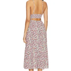 Steve Madden ROBE LISA White Ditsy Floral -Pas Cher Tendricia Magasin SMAD WD107 V3