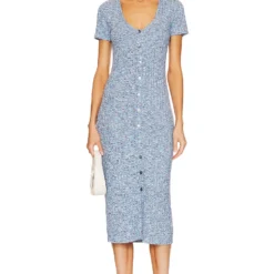 Steve Madden ROBE KNITS A LONG STORY Navy Space Dye